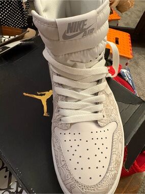 Nike Air White High-Top Men's Sneakers